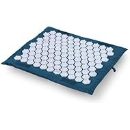 Kanjo - Memory Foam Acupressure Foot Mat - High Density Memory Foam Core - Relieves Plantar Fasciitis Pain - Sapphire