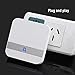 Wireless New Doorbell Chime Door/Entry Chime, Window Sensor Ding-Dong Alarm Chime,Chime (Not for Ring)(White)
