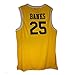 MOLPE Banks #25 Bel Air Yellow Basketball Jersey S-XXXL