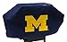 NCAA Michigan Wolverines Vinyl Padded Deluxe Grill Cover, Navy