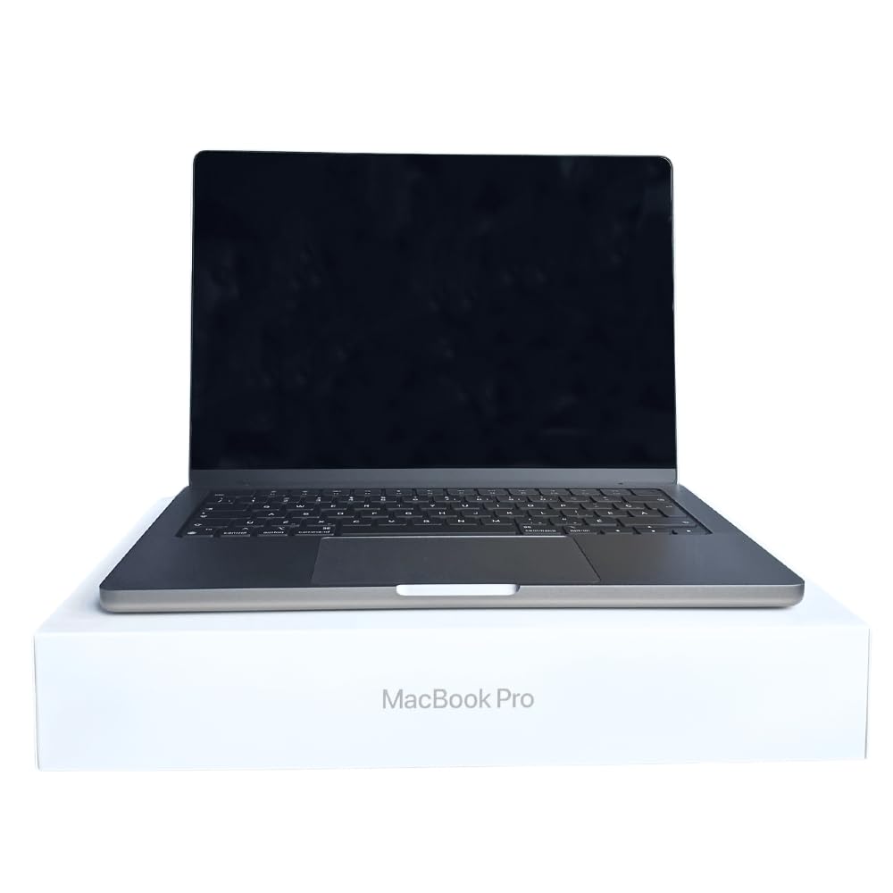 2022 Apple MacBook Pro with M2 with 12-core CPU (14-inch, 16GB RAM, 1TB SSD Storage) (QWERTY English) Space Gray (Renewed)