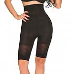 Yealsha Women's High Waist Thigh Slimmer Body Shaper Shapewear Bodysuit with Thigh Compression S-3XL