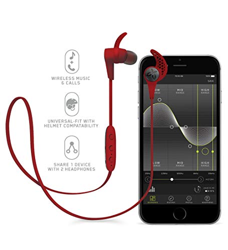 Jaybird X3 In-Ear Wireless Bluetooth Sports Headphones – Sweat-Proof – Universal Fit – 8 Hours Battery Life – RoadRash (Certified Refurbished)