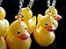 Rubber Duck Ducky Duckie Keychains Baby Shower Birthday Party Favors, 2