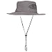 Vadventure Waterproof Sun Hat Wide Brim Boonie Hat Summer UV Protection Outdoor Fishing Hats Hiking Camping Safari Cap for Men and Women