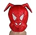 Gankchen Spider Ham Mask Latex Helmet Spider Pig Mask Spider Ham Cosplasy Costume Mask