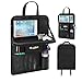 Pushingbest Car Seat Back Organizer, Foldable Car Dining Table Touch Screen Tablet Holder Bottles Holder Multifunctional Car Back Seat Organizer (Black 1)
