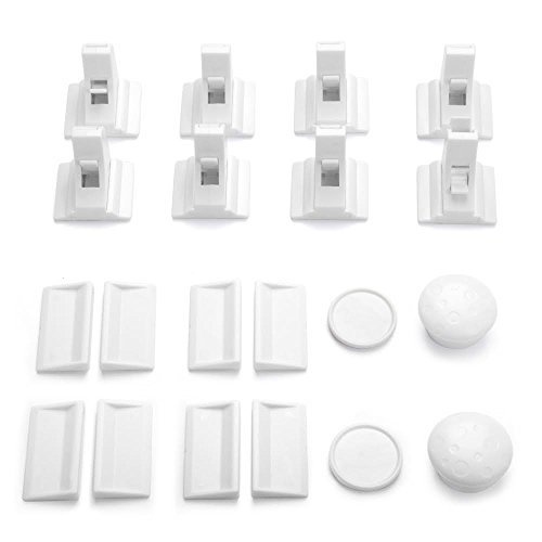 KidCare - Magnetic Child Safety Locks: 8 Locks + 2 Keys - FAST & EASY INSTALLATION. NO TOOLS. NO SCREWS