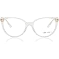 Versace VE3298B - 148 Eyeglass Frame CRYSTAL w/DEMO LENS 55mm
