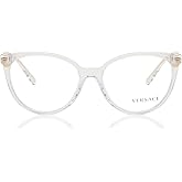 VERSACE VE3298B - 148 Eyeglass Frame CRYSTAL w/DEMO LENS 55mm