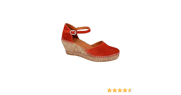 FABIOLAS HANDCRAFTED IN SPAIN BY CALZADOS ZEL´S ALPARGATA CUÑA SERRAJE -  Teja, 40, FEEL, CUÑA : Amazon.es: Zapatos y complementos