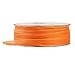 Fowod Shimmer Sheer Organza Ribbon, 54 Yard / 164 Feet, 0.4 Inch Wide, Orange