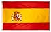 DANF Spain Flag 3ftx5ft Spainish National Flags Polyester with Brass Grommets 3x5 Foot Flag