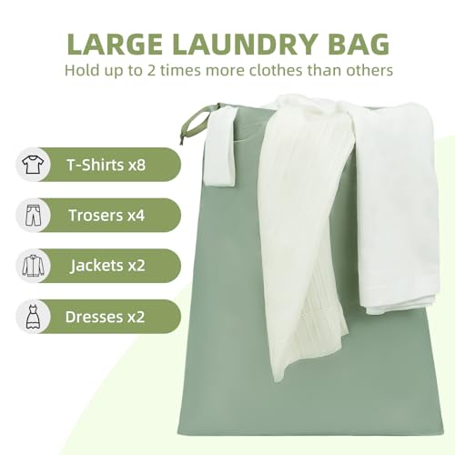 BAGAIL 8 Set Packing Cubes Various Sizes Packing Organizer for Travel Accessories Luggage Carry On Suitcase - Matcha Green