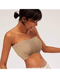 Plusfeel Sujetador de tubo sin aros, acolchado, sin tirantes, paquete de 1 2 3 4