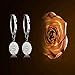 Ikevan Pendant Fashion Women's Sterling Silver Snowflake Stud Earrings Jewelry