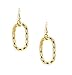 BlingKicks Super Chunky Industrial Mesh Chain Inter-Locked Pretzel Necklace Set with Earrings