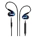 ROVKING Earbuds Headphones Over Ear Wired Sweatproof with Microphone, in Ear Stereo Bass Sport Earphones for Running Jogging Gym Workout for iPhone Android iPod Samsung, Blue