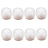 NUOLUX Chair Leg Pads,Furniture Protector Caps fit for ROUND feet diameter from 45-50mm