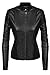ACEVOG Women Winter Faux Leather Moto Jacket Cyle Bomber Quilted Biker Outerwear