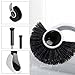 WakeyPQ Magnetic Toilet Brush Set, Stainless Steel Toilet Brush and Holder