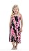Girl Hawaiian Butterfly Dress in Pink Panel Black Size 6
