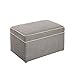 Baby Relax Hadley Nursery Storage Ottoman for Baby Gliders, Dark Taupe Dark Taupe