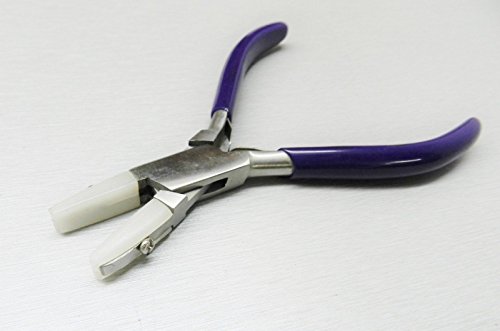 Click Here to See More Images PLIERS FLAT NYLON JAWS NOSE JEWELRY BEAD WIRE WORK TOOL STRAIGHTEN WIRES + EXTRA (E 3) NOVELTOOLS