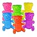 24” Inflatable Gummy Bears Fun Party Decoration in Assorted Random Colors (Pack of 6 Bears)