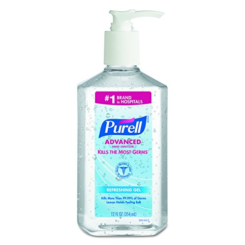 PURELL 365912CT Advanced Instant Hand Sanitizer, 12-oz. Pump Bottle