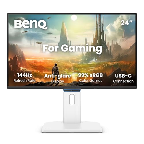 Monitor GW2490TE 23,8” 1080p FHD 144Hz IPS Eye-Care para Oficina en casa, USB-C, 1920x1080, Optimizador Visual, sin parpadeos, Baja luz Azul, Bisel Ultrafino, Certificado TÜV, Eye-CareU