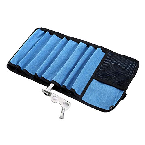 Freahap Organizer Bag Ice Screw Bag Tent Stake Organizer Tool Bag for Rock/Ice Climbing Equipment Gear Bag Blue
