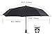 Woogwin Umbrella, Compact Travel Windproof Golf Umbrella, Sports Auto Open/close Rain Umbrella - Strong Frame Unbreakable - Colorful Portable Umbrella with Gift Box (Black)