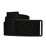 Grip6 Men's Belt No Holes Adjustable Carbon Series