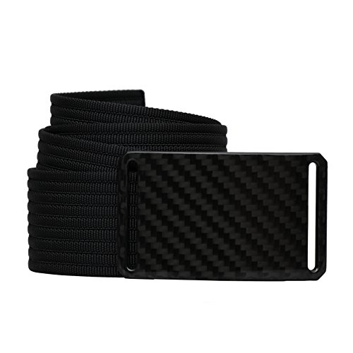 Grip6 Men's Belt No Holes Adjustable Carbon Series