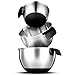 FineDine Premium Grade Stainless Steel Mixing Bowls With Comfortable Grip Handle (Set of 3) Modern Nesting Bowls Set with Measurement Marks, Easy Pouring Spout, Skid Free Bottom 1.5-2 - 2.5 Quart