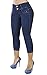 Meilidress Elastic Women Casual Capri Jean Skinny Trendy Brazilian-Style Jeans Stretch Pencil Denim Pants