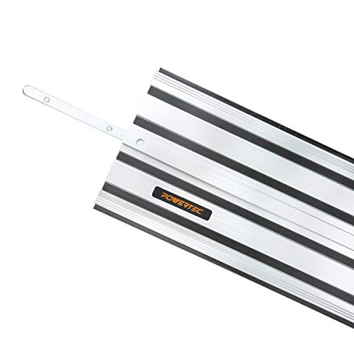POWERTEC 71505 55” Guide Rail Joining Set for DeWalt Track Saws