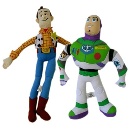 woody and buzz soft toys