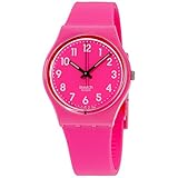 Swatch Originals Dragon Fruit Soft Pink Dial Silicone Strap Unisex Watch GP128K