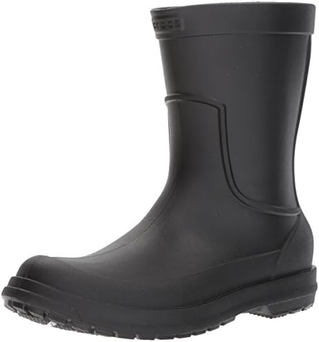 Crocs Men's All Cast Rain Boot Black, 7 