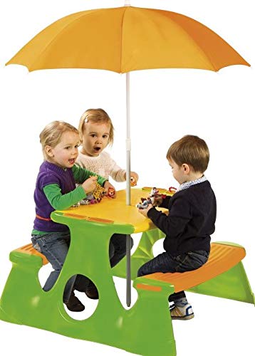 Mesa con sombrilla Las mejores mesas.