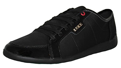 luke black trainers