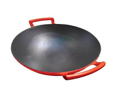 Alda Cast Iron Wok 25