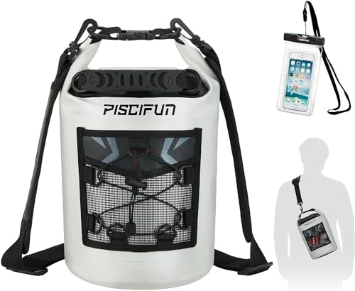 Photo 1 of **PHONE CASE ONLY** Piscifun , Waterproof Floating Backpack with Waterproof Phone Case for Boating, Kayaking, Fishing,