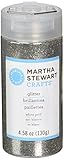 Martha Stewart Crafts Fine Glitter, White Gold, 4.58 Ounces