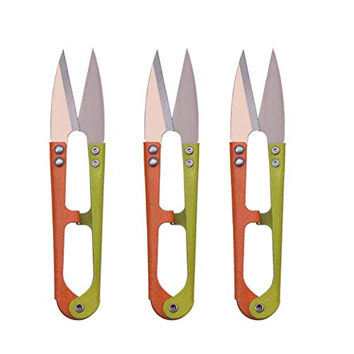 Eraimp Embroidery Tailor U Sewing Trimming Thread Clippers Scissors Cutter Nipper 8 Pieces Thread Seam Remover Stitch Unpicker Thread Cutter Tools Sewing Art Work,Threading,Needlework - Thumbnail 4