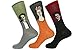 Culture Sock Women's Frida Kahlo, Diego Rivera, Leon Trotsky Socks (3 individual mismatched socks!)