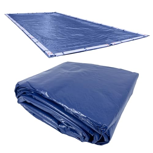 Pool Mate 18 x 36 ft Extra Strength Platinum Pool Cover for Inground Pools