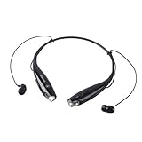 Hittime Universal Hv-800 Wireless Music A2dp Stereo Bluetooth Headset Universal Vibration Neckband Style Headset Earphone Headphone for Cellphones Such As Iphone, Nokia, Htc, Samsung, Lg, Moto, Pc, Ipad, PSP and so on & Enabled Bluetooth-black